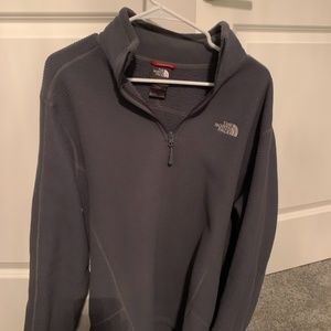 North Face fleece quarter zip pullover
